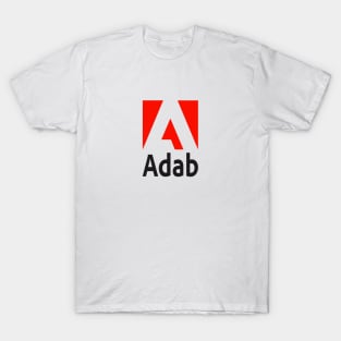 Parody Logo Adobe - Adab T-Shirt